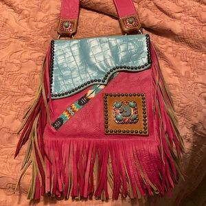 Western custom concho purse NEW
